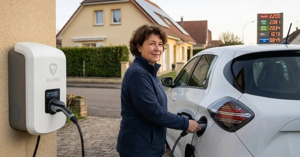 Recharge voiture électrique à domicile