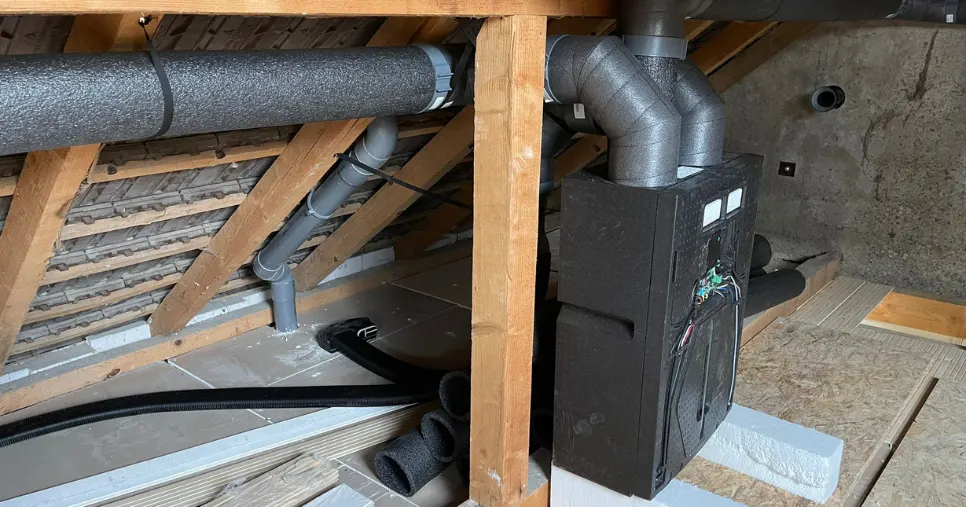 VMC double flux combles